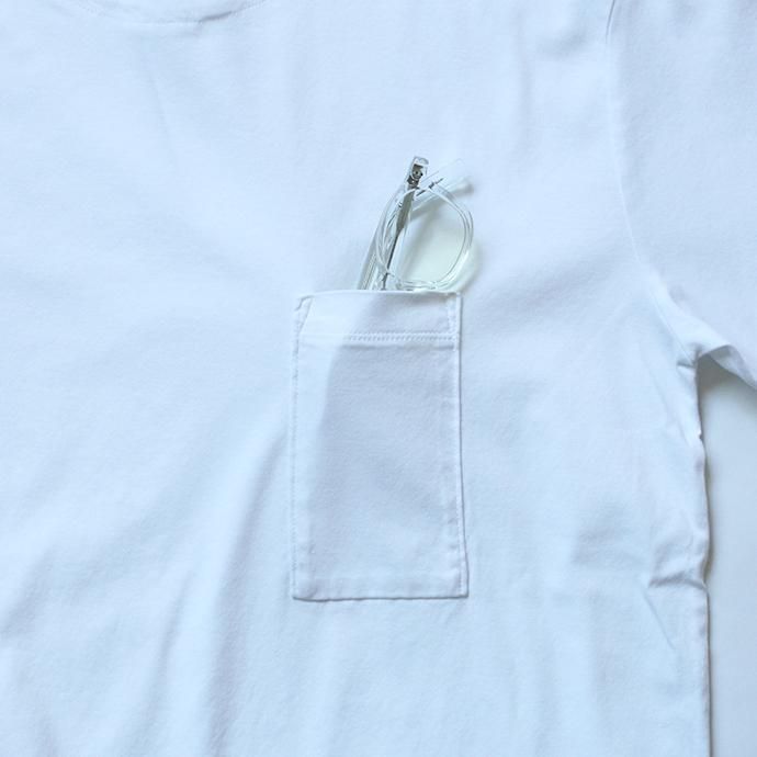 142818240 STILL BY HAND / CS0492 スムース素材Tシャツ - White 02