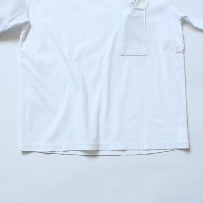 142818240 STILL BY HAND / CS0492 スムース素材Tシャツ - White 02