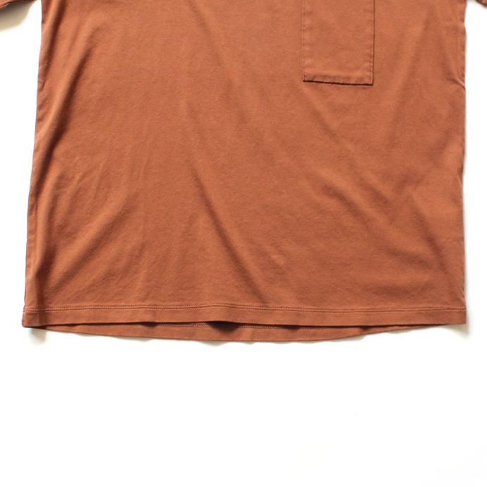 142818474 STILL BY HAND / CS0492 スムース素材Tシャツ - Orange 02
