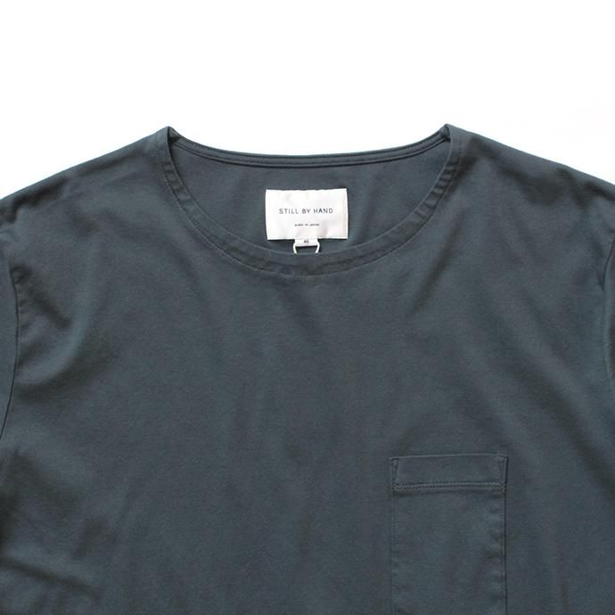 142818521 STILL BY HAND / CS0492 スムース素材Tシャツ - Charcoal 02