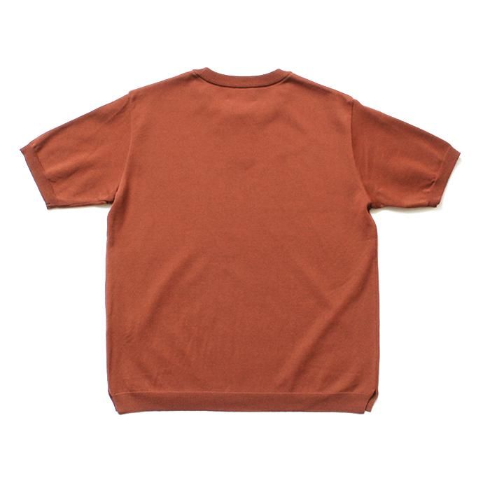 142818691 STILL BY HAND / KN0192 ニットTシャツ - Brick 02