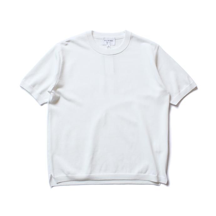 142818709 STILL BY HAND / KN0192 ニットTシャツ - Off White 01