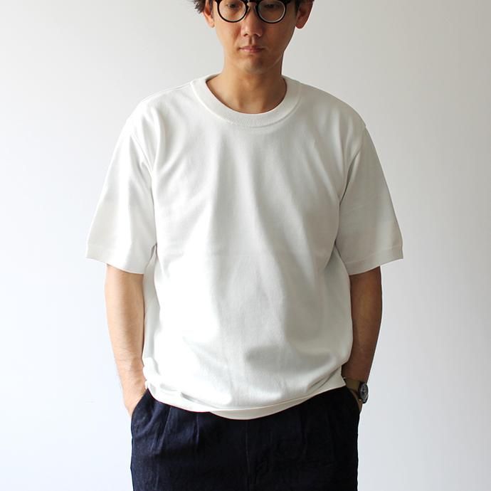 142818709 STILL BY HAND / KN0192 ニットTシャツ - Off White 02