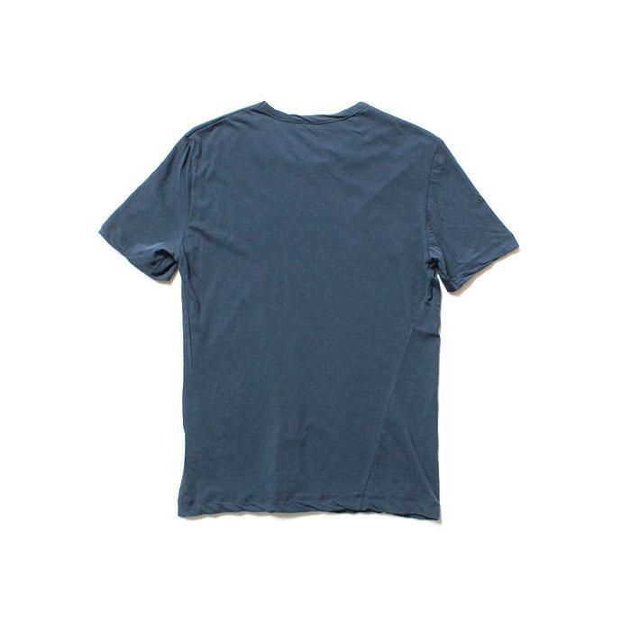 142828464 smoothday / 80/1 メンズ コズモラマ ハイゲージ天竺 クルーネックTシャツ SN-T050-001 - ブルー 02