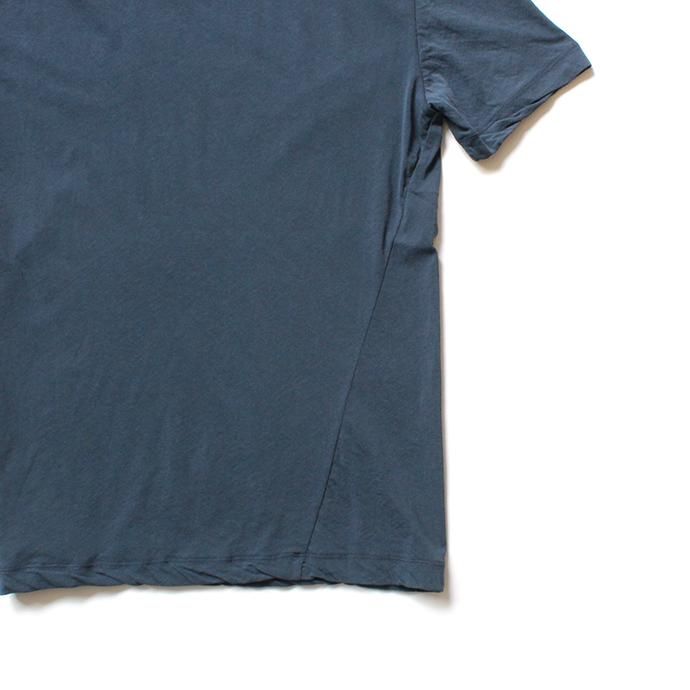 142828464 smoothday / 80/1 メンズ コズモラマ ハイゲージ天竺 クルーネックTシャツ SN-T050-001 - ブルー 02