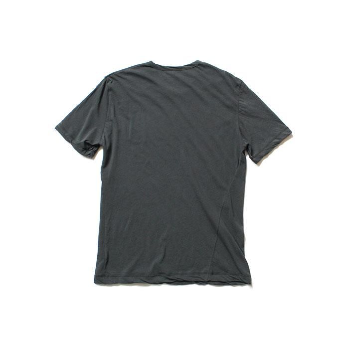 142828520 smoothday / 80/1 メンズ コズモラマ ハイゲージ天竺 クルーネックTシャツ SN-T050-001 - チャコールグレー 02