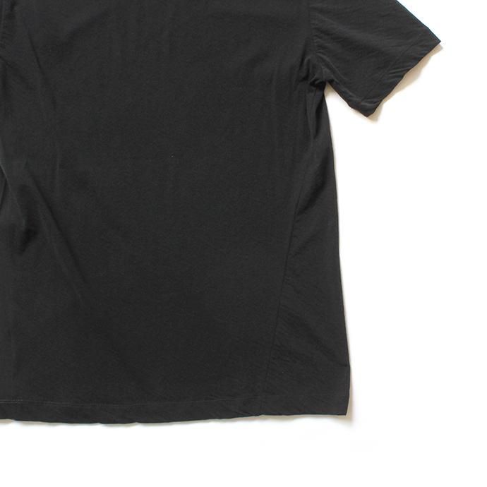 142828556 smoothday / 80/1 メンズ コズモラマ ハイゲージ天竺 クルーネックTシャツ SN-T050-001 - ブラック 02