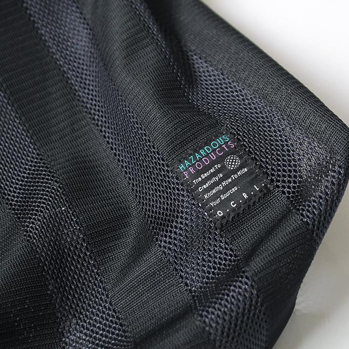 142984142 O-(オー)/ COLOR LINES BAG L メッシュショルダーバッグ 19S-18 - Black/Blue 02