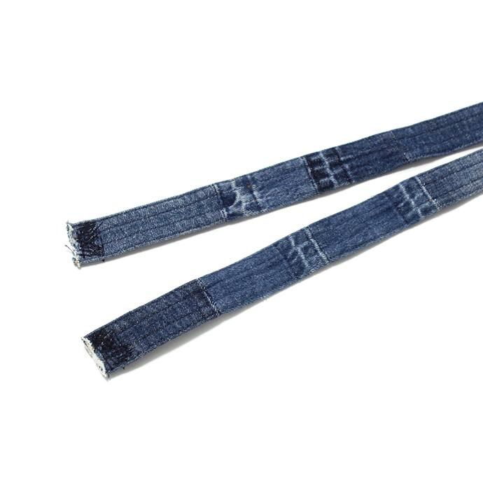 143227903 Hexico / Deformer Belt ex. 501 - Blue リメイクデニムベルト ダークブルー 02