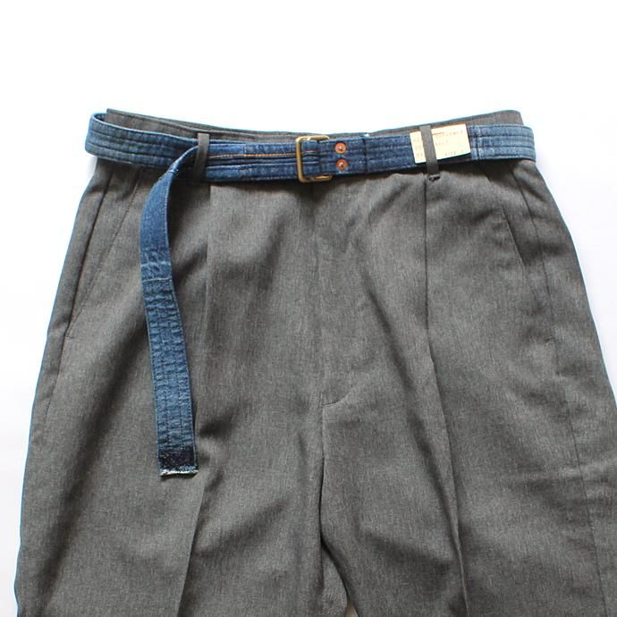 143227903 Hexico / Deformer Belt ex. 501 - Blue リメイクデニムベルト ダークブルー 02