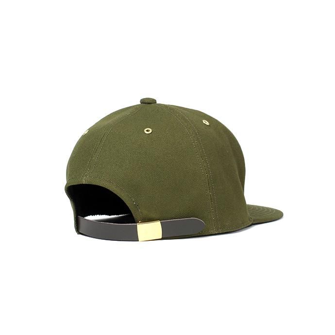143277996 Trad Marks / Basic Cap CV ベーシックキャップ キャンバス - Olive 02