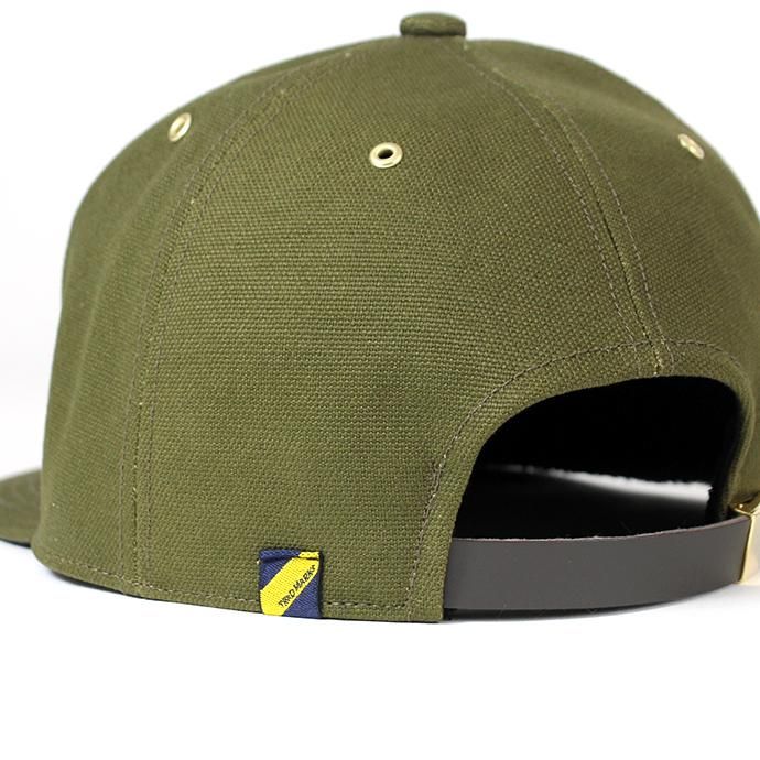 143277996 Trad Marks / Basic Cap CV ベーシックキャップ キャンバス - Olive 02