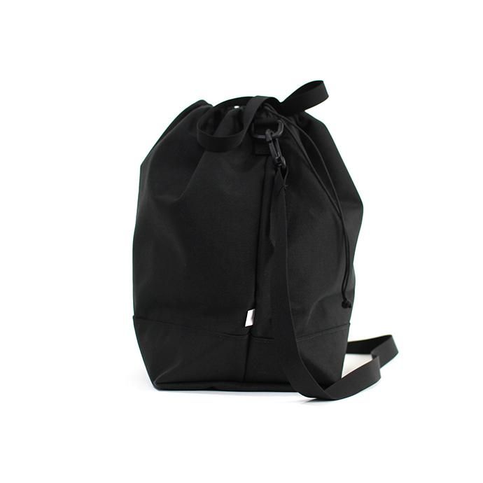 143396957 This is... / Cordura Drawstring Shoulder Bag コーデュラドローストリングショルダーバッグ - ブラック 02