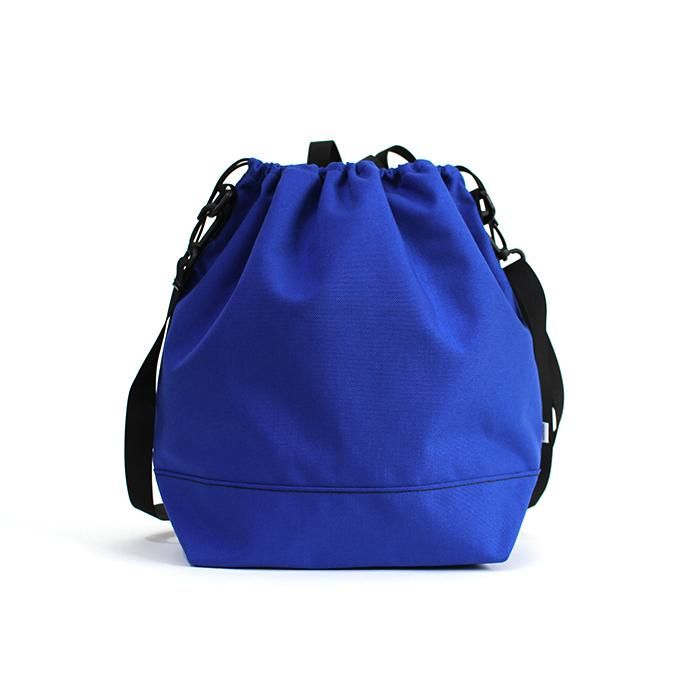 143396997 This is... / Cordura Drawstring Shoulder Bag コーデュラドローストリングショルダーバッグ - ロイヤルブルー 02