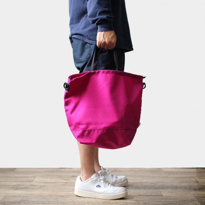 143396997 This is... / Cordura Drawstring Shoulder Bag コーデュラドローストリングショルダーバッグ - ロイヤルブルー 02