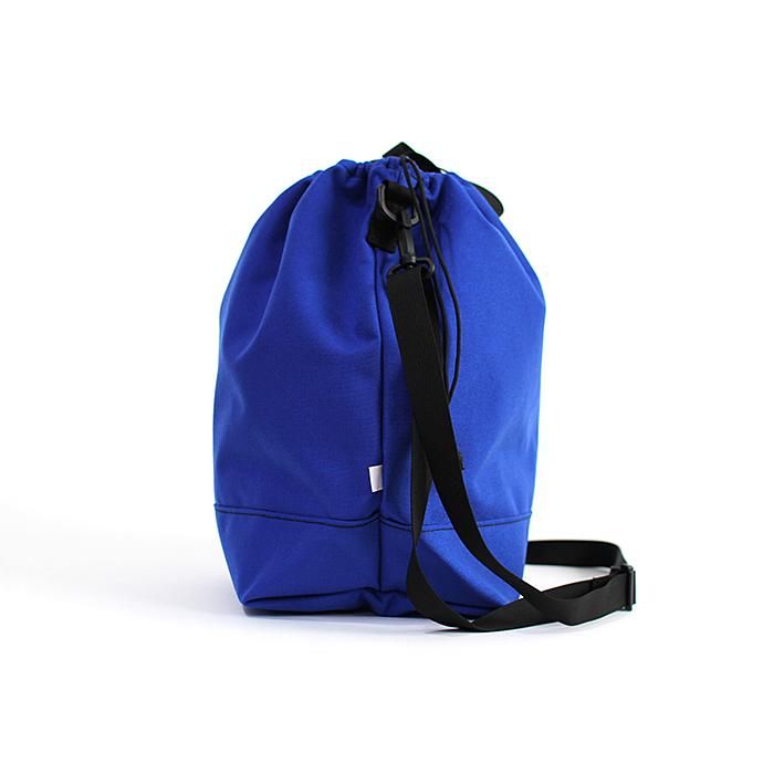 143396997 This is... / Cordura Drawstring Shoulder Bag コーデュラドローストリングショルダーバッグ - ロイヤルブルー 02