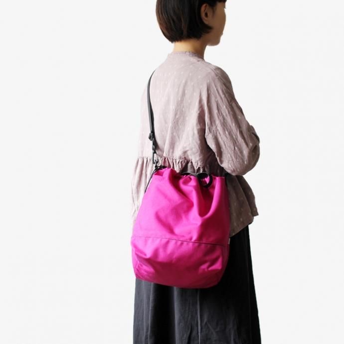143397065 This is... / Cordura Drawstring Shoulder Bag コーデュラドローストリングショルダーバッグ - ターコイズ 02