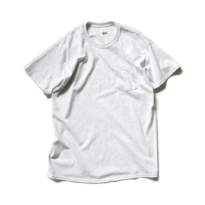 144311405 GILDAN / 2300 6.0oz Ultra Cotton Short Sleeve Pocket T-Shirt ウルトラコットン半袖ポケットTシャツ - Ash Grey 01