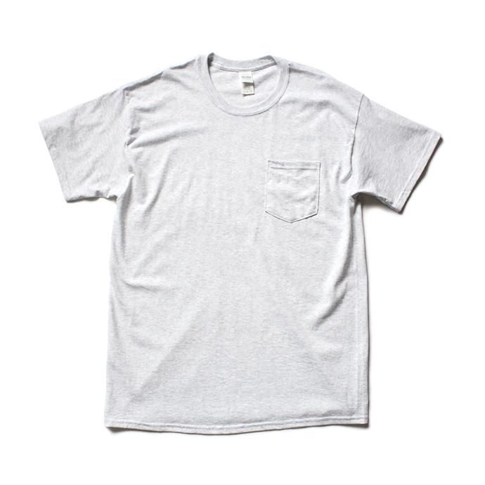 144311405 GILDAN / 2300 6.0oz Ultra Cotton Short Sleeve Pocket T-Shirt ウルトラコットン半袖ポケットTシャツ - Ash Grey 02