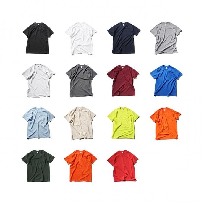144311405 GILDAN / 2300 6.0oz Ultra Cotton Short Sleeve Pocket T-Shirt ウルトラコットン半袖ポケットTシャツ - Ash Grey 02