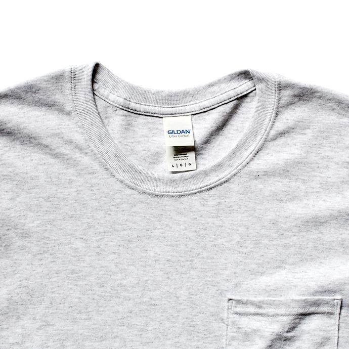 144311405 GILDAN / 2300 6.0oz Ultra Cotton Short Sleeve Pocket T-Shirt ウルトラコットン半袖ポケットTシャツ - Ash Grey 02
