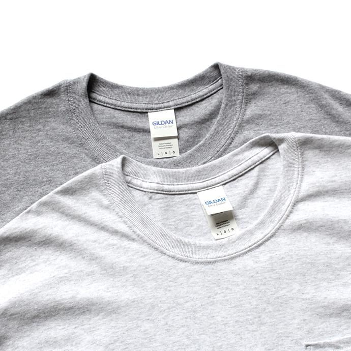 144311405 GILDAN / 2300 6.0oz Ultra Cotton Short Sleeve Pocket T-Shirt ウルトラコットン半袖ポケットTシャツ - Ash Grey 02