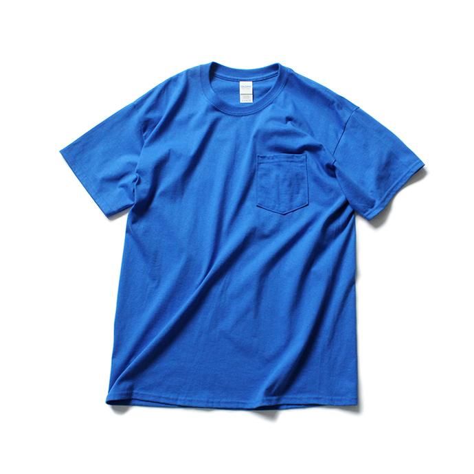 144311852 GILDAN / 2300 6.0oz Ultra Cotton Short Sleeve Pocket T-Shirt ウルトラコットン半袖ポケットTシャツ - Royal 01