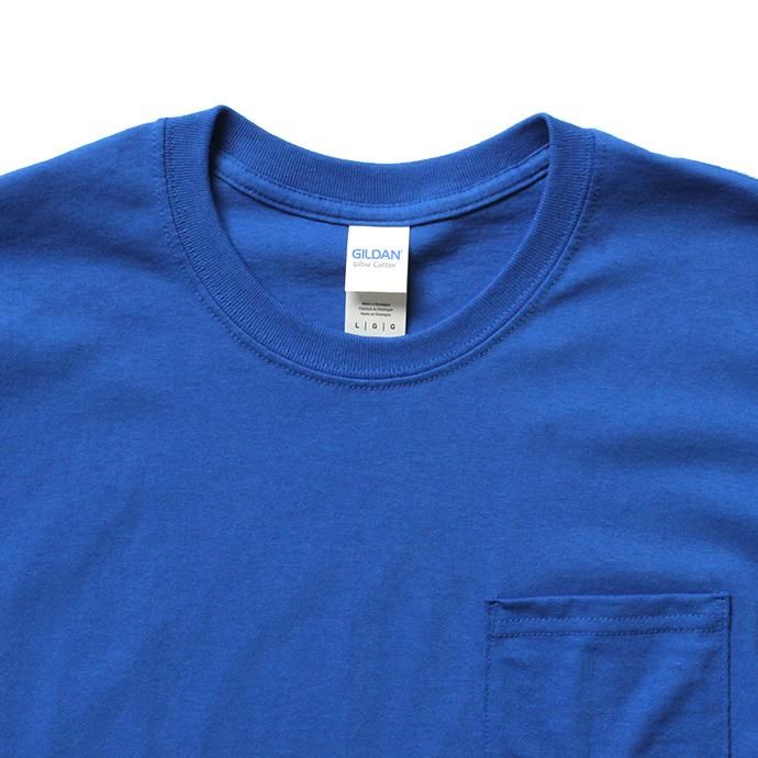 144311852 GILDAN / 2300 6.0oz Ultra Cotton Short Sleeve Pocket T-Shirt ウルトラコットン半袖ポケットTシャツ - Royal 02