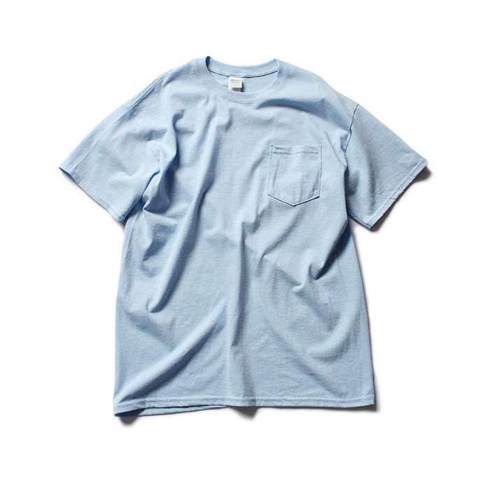 144311876 GILDAN / 2300 6.0oz Ultra Cotton Short Sleeve Pocket T-Shirt ウルトラコットン半袖ポケットTシャツ - Light Blue 01