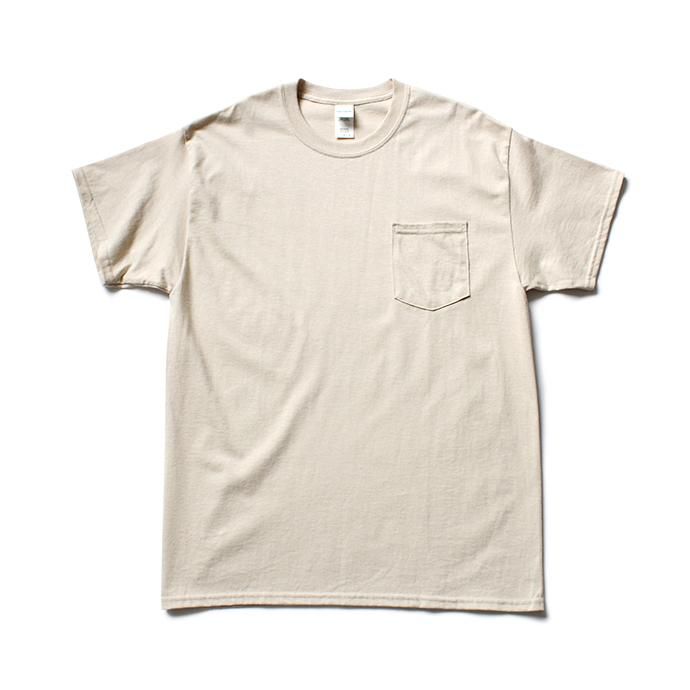 144311933 GILDAN / 2300 6.0oz Ultra Cotton Short Sleeve Pocket T-Shirt ウルトラコットン半袖ポケットTシャツ - Sand 02