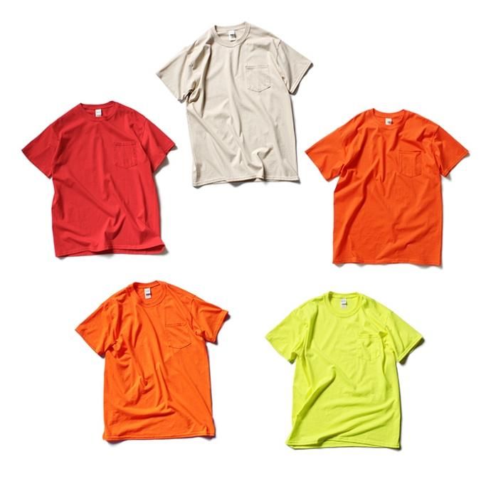 144311933 GILDAN / 2300 6.0oz Ultra Cotton Short Sleeve Pocket T-Shirt ウルトラコットン半袖ポケットTシャツ - Sand 02