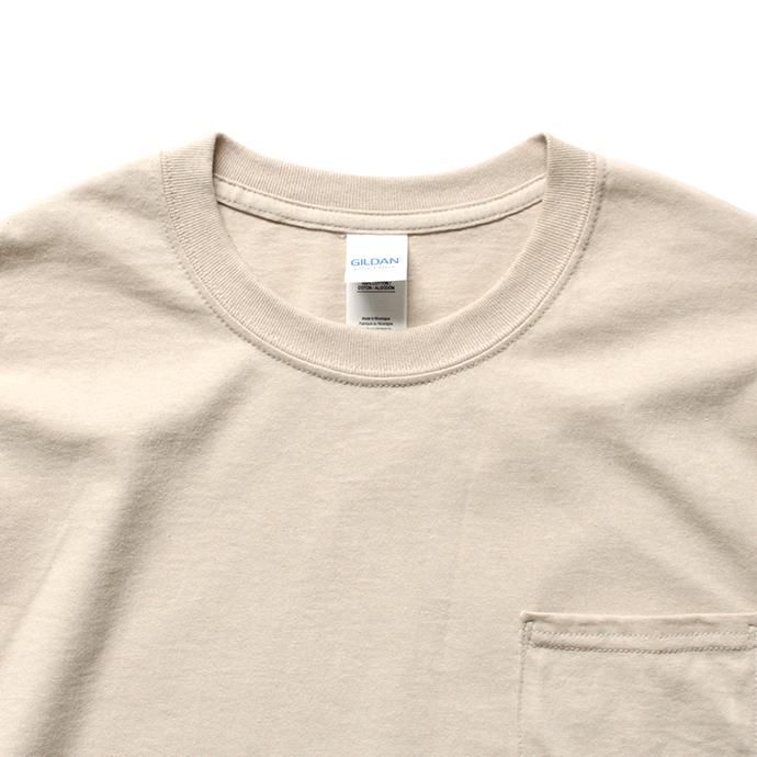 144311933 GILDAN / 2300 6.0oz Ultra Cotton Short Sleeve Pocket T-Shirt ウルトラコットン半袖ポケットTシャツ - Sand 02