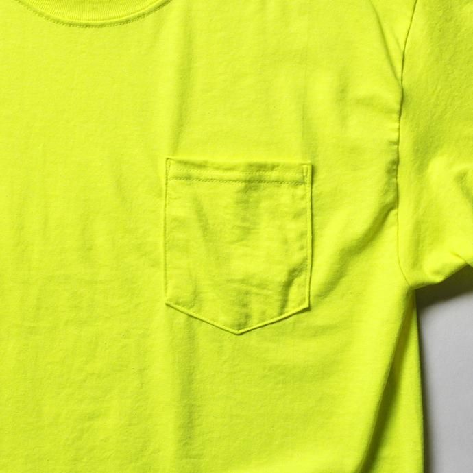144311964 GILDAN / 2300 6.0oz Ultra Cotton Short Sleeve Pocket T-Shirt ウルトラコットン半袖ポケットTシャツ - Safety Green 02