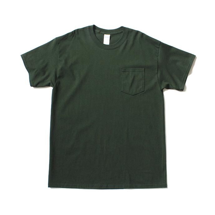 144312012 GILDAN / 2300 6.0oz Ultra Cotton Short Sleeve Pocket T-Shirt ウルトラコットン半袖ポケットTシャツ - Forest Green 02