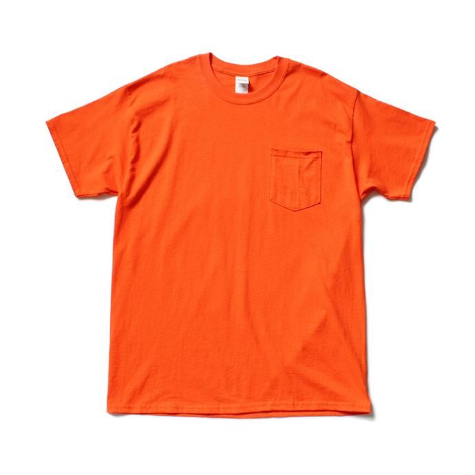 144312038 GILDAN / 2300 6.0oz Ultra Cotton Short Sleeve Pocket T-Shirt ウルトラコットン半袖ポケットTシャツ - Orange 02