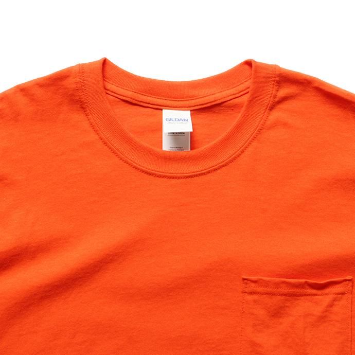 144312038 GILDAN / 2300 6.0oz Ultra Cotton Short Sleeve Pocket T-Shirt ウルトラコットン半袖ポケットTシャツ - Orange 02