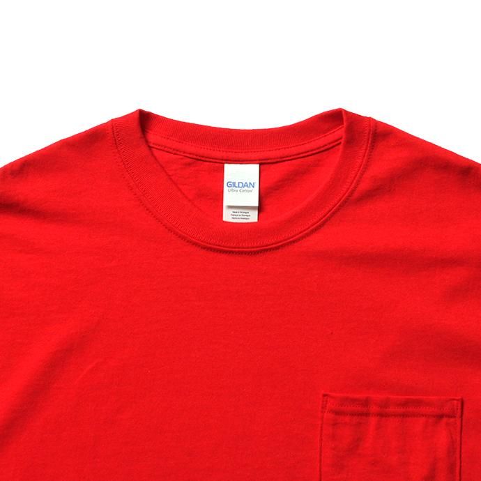 144312094 GILDAN / 2300 6.0oz Ultra Cotton Short Sleeve Pocket T-Shirt ウルトラコットン半袖ポケットTシャツ - Red 02