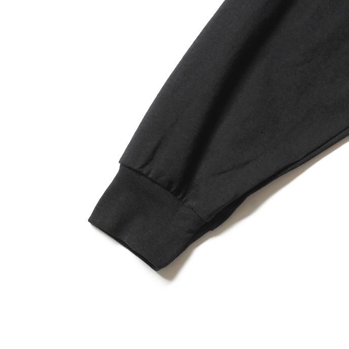 144330092 GILDAN / 2410 6.0oz Ultra Cotton Long Sleeve Pocket T-Shirt ウルトラコットン長袖ポケットTシャツ - Black 02