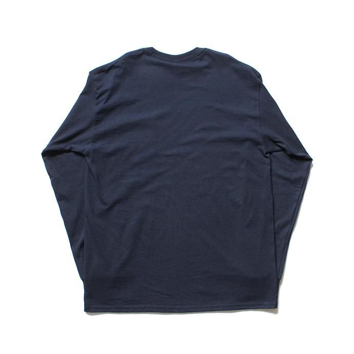 144330286 GILDAN / 2410 6.0oz Ultra Cotton Long Sleeve Pocket T-Shirt ウルトラコットン長袖ポケットTシャツ - Navy 02