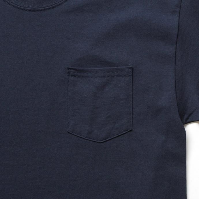 144330286 GILDAN / 2410 6.0oz Ultra Cotton Long Sleeve Pocket T-Shirt ウルトラコットン長袖ポケットTシャツ - Navy 02