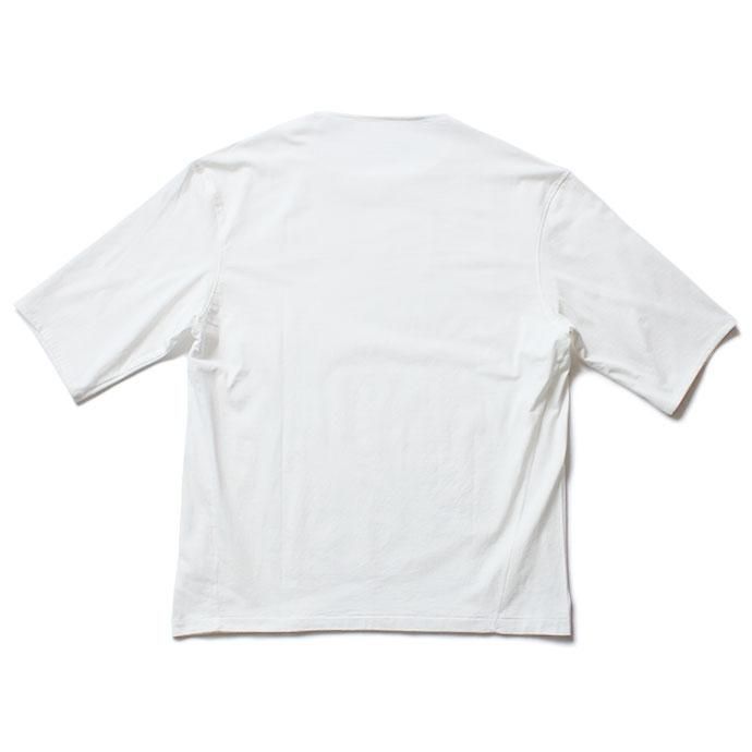 144512908 smoothday / ユニセックス 60/2 テクノラマ天竺 オーバーサイズ 7分袖Tシャツ SO-T005-006 - オフホワイト<img class='new_mark_img2' src='//img.shop-pro.jp/img/new/icons47.gif' style='border:none;display:inline;margin:0px;padding:0px;width:auto;' /> 02