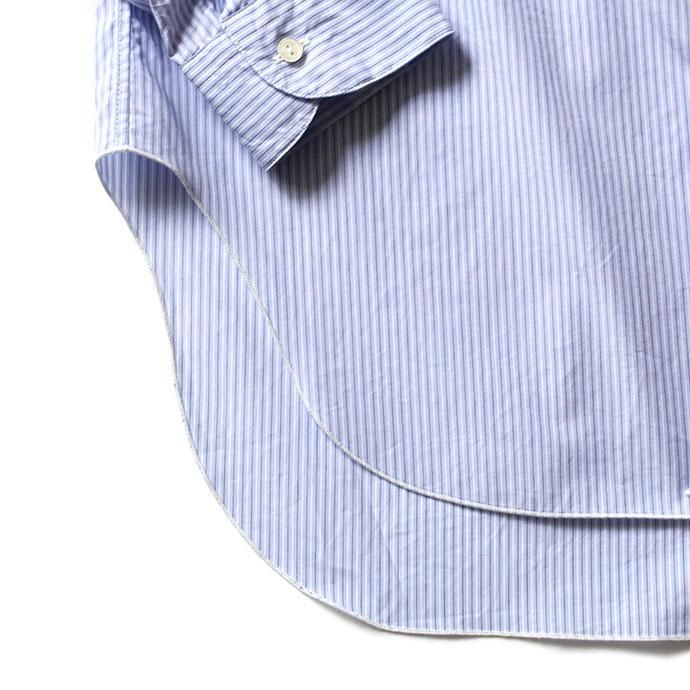 144602562 STILL BY HAND / SH0293 ナローカラーロングシャツ - Blue Stripe<img class='new_mark_img2' src='//img.shop-pro.jp/img/new/icons47.gif' style='border:none;display:inline;margin:0px;padding:0px;width:auto;' /> 02