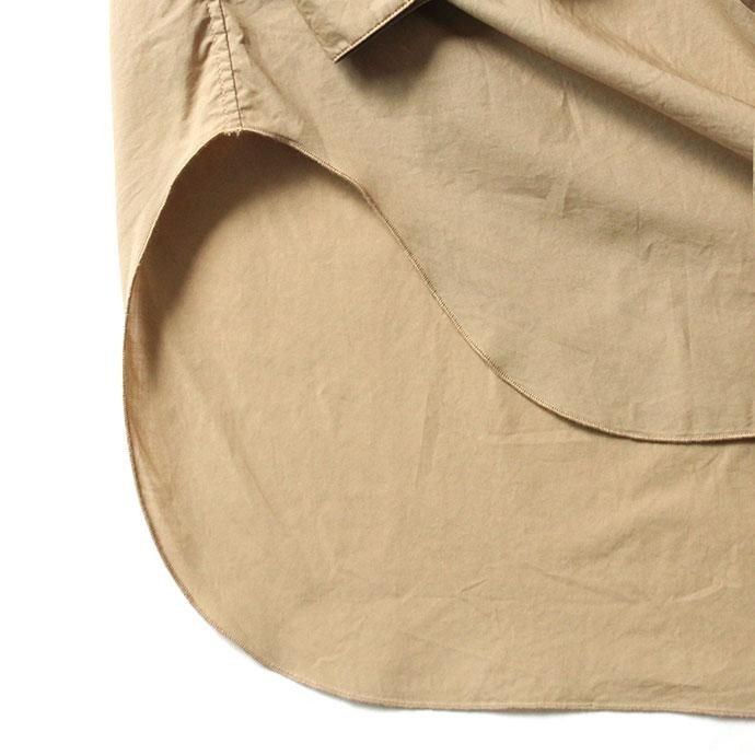 144602948 STILL BY HAND / SH0293 ナローカラーロングシャツ - Beige 02