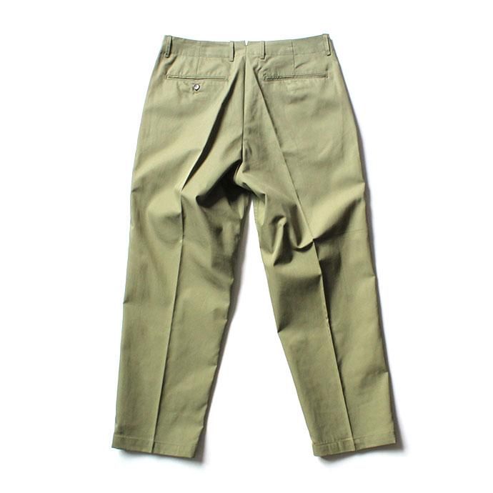 144603257 STILL BY HAND / PT0693 バーバリー素材スラックス - Olive 02