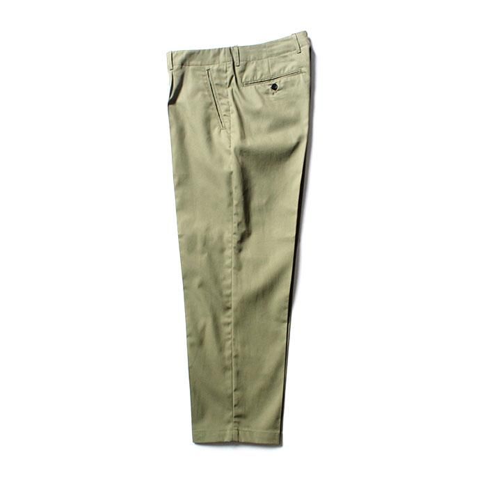 144603257 STILL BY HAND / PT0693 バーバリー素材スラックス - Olive 02
