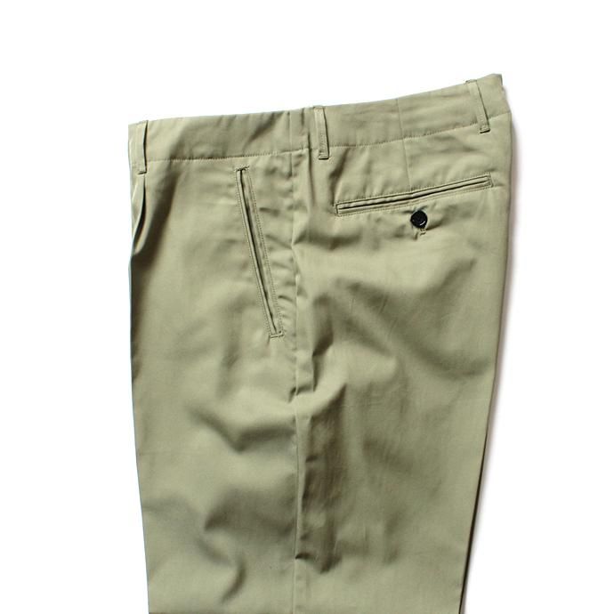144603257 STILL BY HAND / PT0693 バーバリー素材スラックス - Olive 02