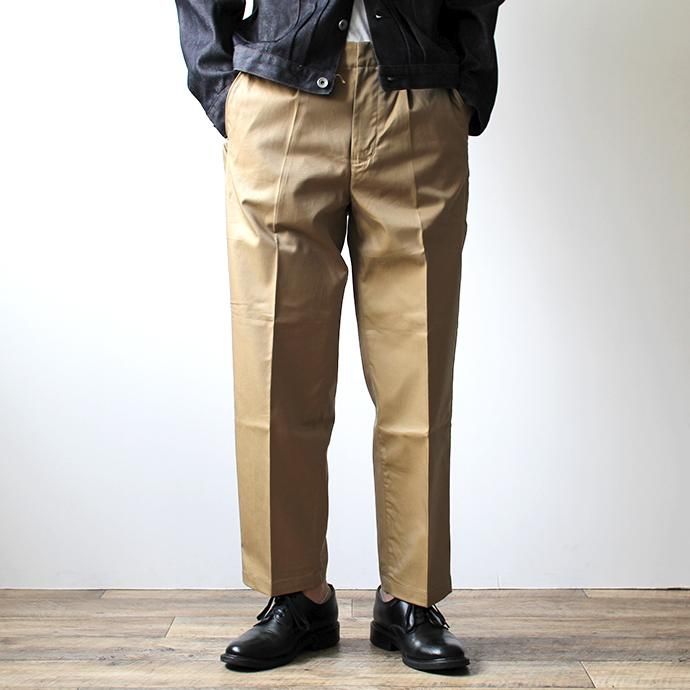 144603274 STILL BY HAND / PT0693 バーバリー素材スラックス - Beige<img class='new_mark_img2' src='//img.shop-pro.jp/img/new/icons20.gif' style='border:none;display:inline;margin:0px;padding:0px;width:auto;' /> 02