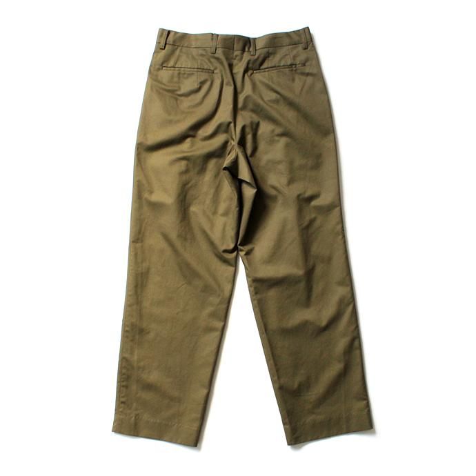 144639255 THEE(シー)/ high-rise wide trousers ハイウエストワイドトラウザーズ HT-PT-02-B Olive 02