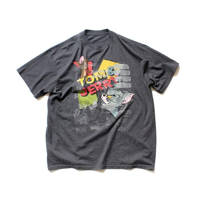 144704238 Hexico / American Cartoon Tee Ex. Used Tee Reflector Print リメイクプリントTシャツ05 ダークヘザーグレーXL<img class='new_mark_img2' src='//img.shop-pro.jp/img/new/icons47.gif' style='border:none;display:inline;margin:0px;padding:0px;width:auto;' /> 01