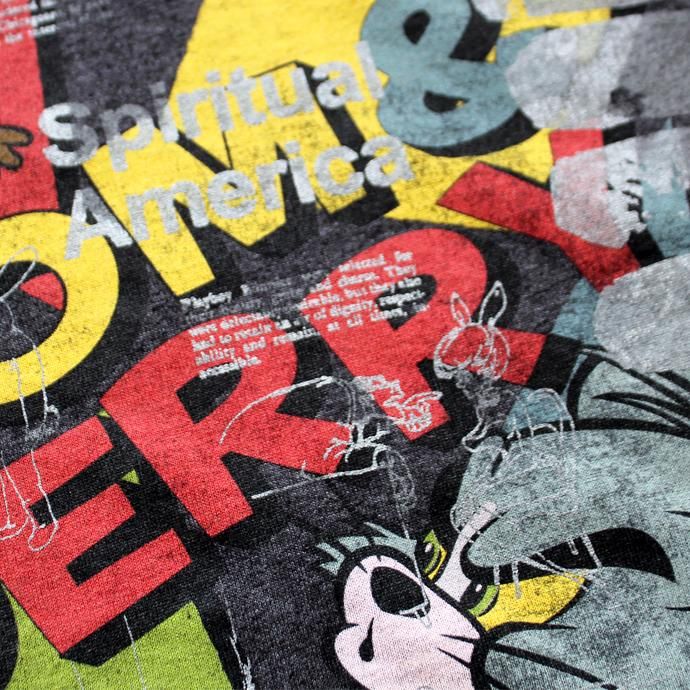 144704238 Hexico / American Cartoon Tee Ex. Used Tee Reflector Print リメイクプリントTシャツ05 ダークヘザーグレーXL<img class='new_mark_img2' src='//img.shop-pro.jp/img/new/icons47.gif' style='border:none;display:inline;margin:0px;padding:0px;width:auto;' /> 02